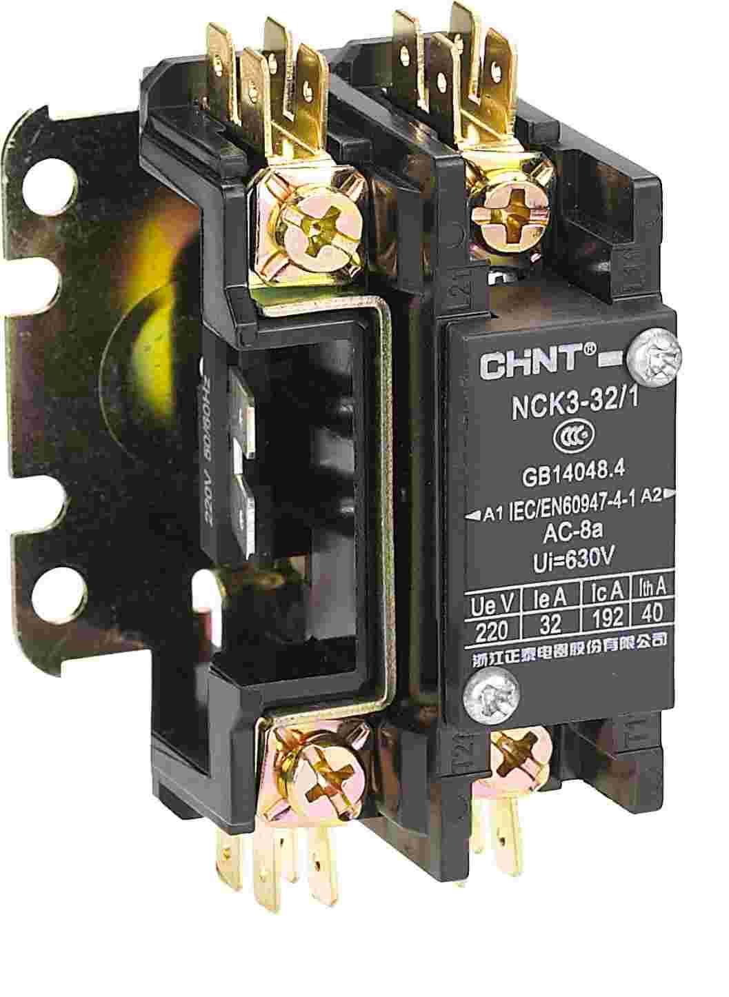 NCK3-32 1 空调用交流接触器侧俯图.png