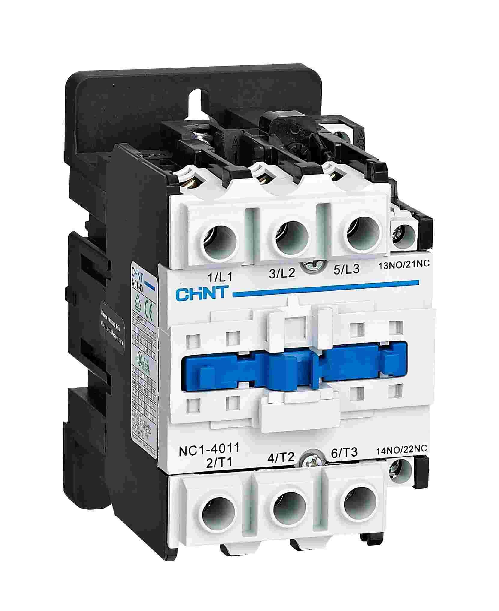 NC1-40 交流接触器侧俯图