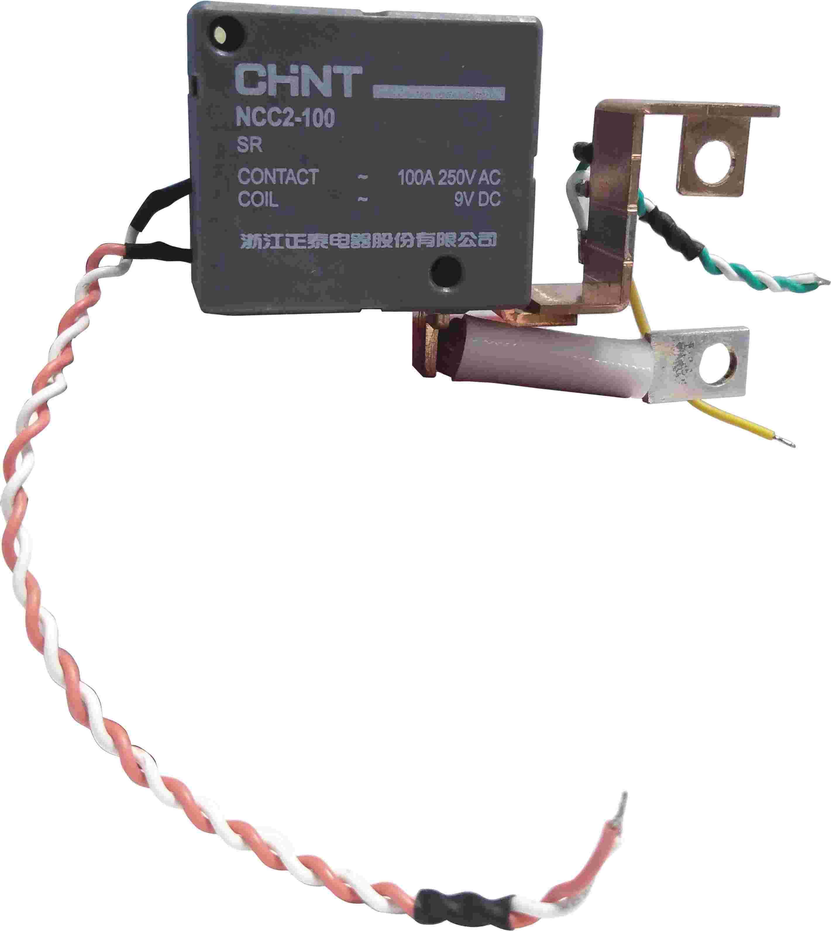 NCC2-100 磁保持继电器侧俯图.png
