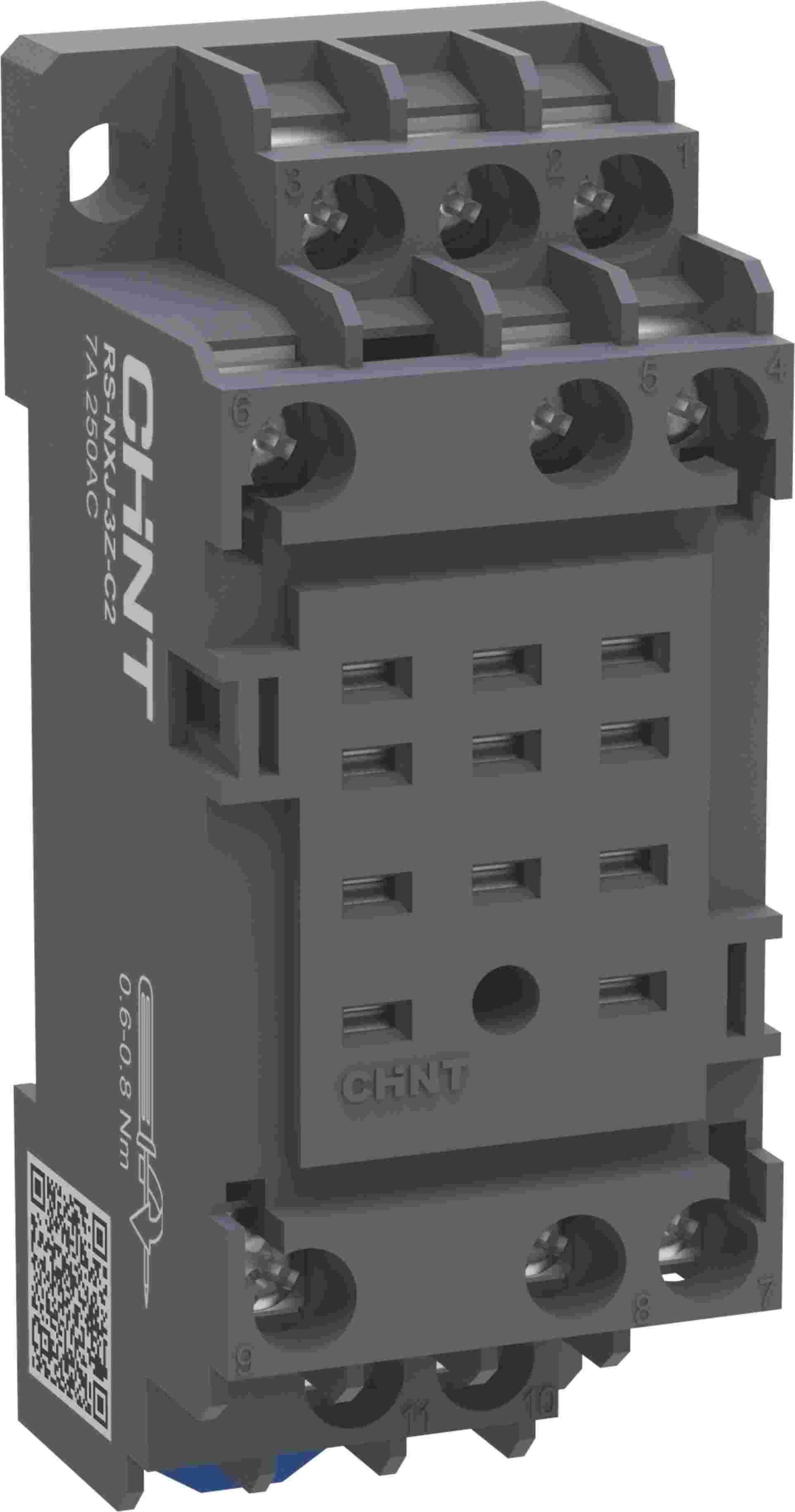 RS-NXJ-3Z-C2 小型电磁继电器插座侧俯图.png